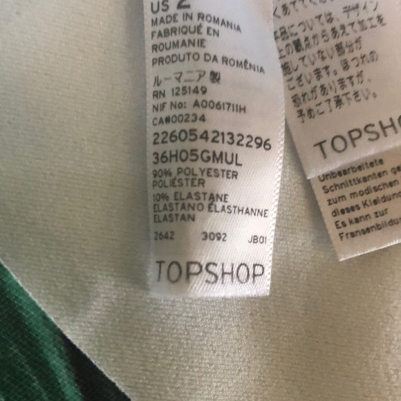 Top shop palm print skirt - Picture 7 of 8